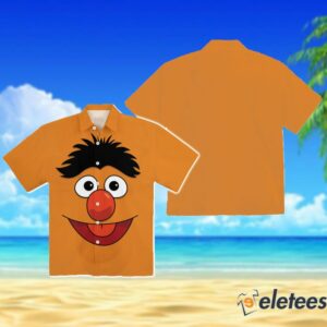 Sesame Street Worn By Cartoon Characters Hawaiian Shirt 3