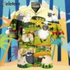 Sheep Happiness Sunflower Field Hawaiian Shirt