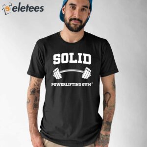 Solid Powerlifting Gym Shirt 1