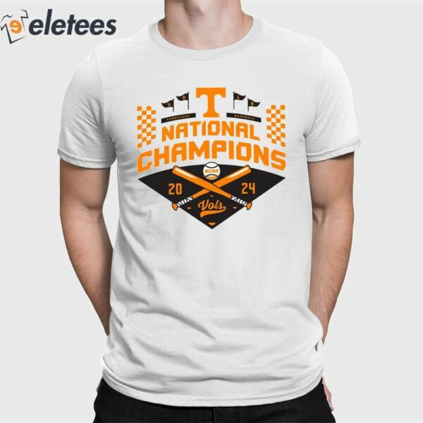 Tennessee 2024 Baseball National Champions Celebration Shirt