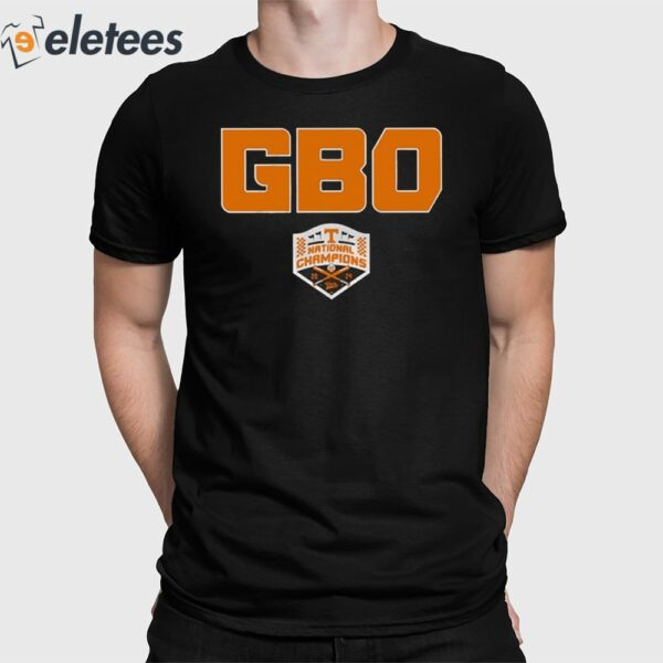 Tennessee Baseball Gbo Cws Champs 2024 Shirt