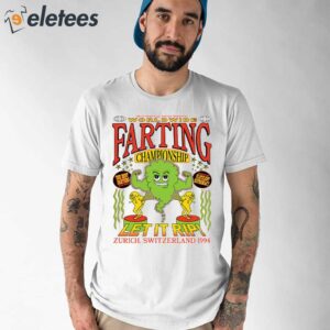 The International Farting Federation Worldwide Farting Championship Shirt 1