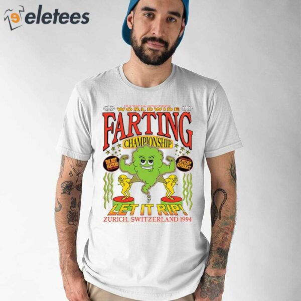 The International Farting Federation Worldwide Farting Championship Shirt