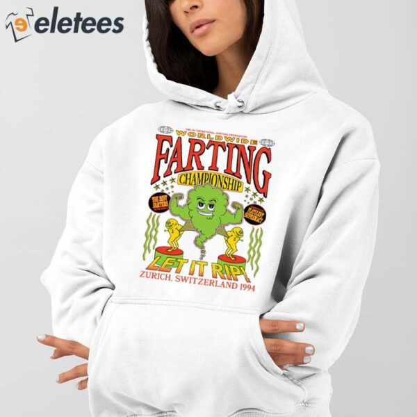 The International Farting Federation Worldwide Farting Championship Shirt