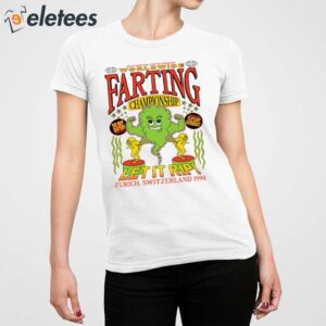 The International Farting Federation Worldwide Farting Championship Shirt 4