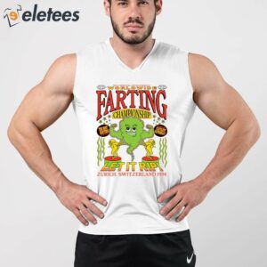 The International Farting Federation Worldwide Farting Championship Shirt 5