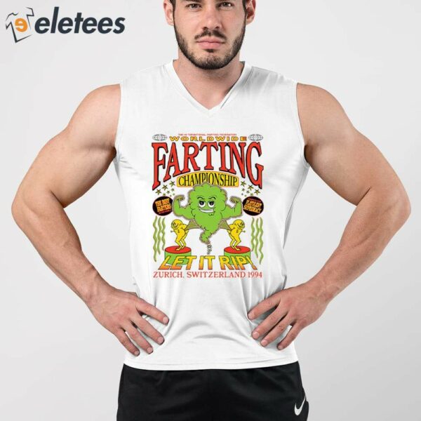 The International Farting Federation Worldwide Farting Championship Shirt