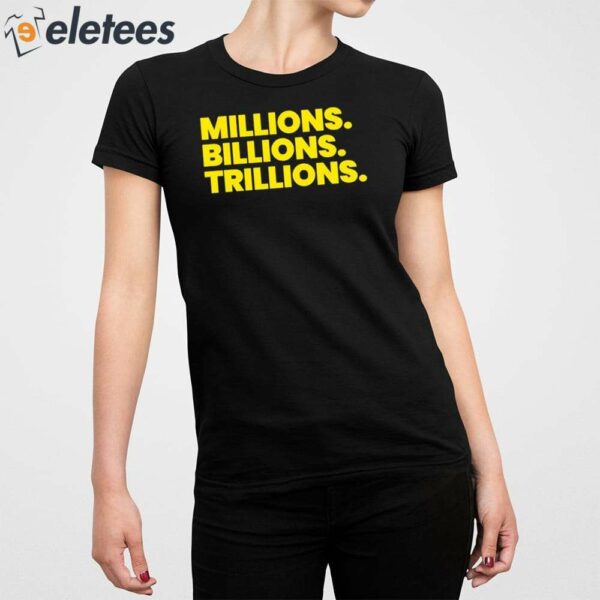 Travis Malloy Millions Billions Trillions Shirt