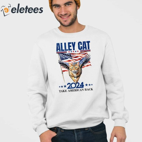 Trump 2024 Alley Cat Take America Back Vote Trump Shirt