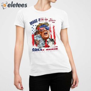 Trump Busch Light Make 4th of July Great Again Shirt 5