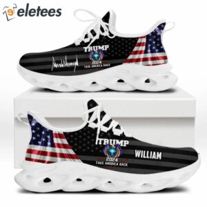 Trump Eagle US Flag MaxSoul Shoes1
