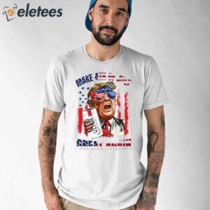 Trump Michelob Ultra Make 4th of July Great Again Shirt