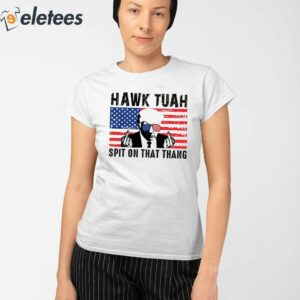 Trump Middle Finger Hawk TuaH Spit On That Thang Shirt 2