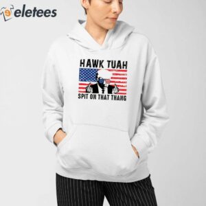 Trump Middle Finger Hawk TuaH Spit On That Thang Shirt 3