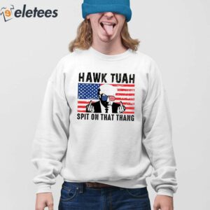 Trump Middle Finger Hawk TuaH Spit On That Thang Shirt 4