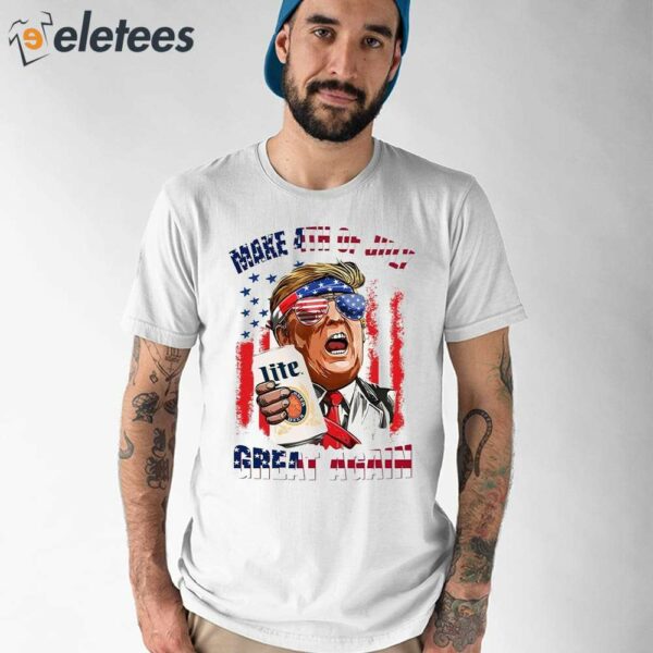 Trump Miler Lite Make 4th of July Great Again Shirt