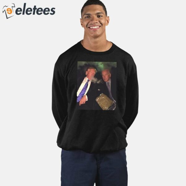 Trump and Biden Smoking Weed Shirt