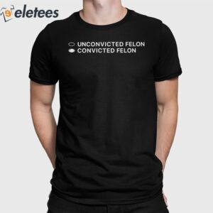 Unconvicted Felon Convicted Felon Shirt