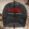 Unisex Vote Tell Them Ruth Sent You Print Hat