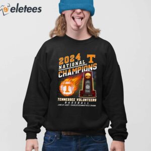 Vols Baseball 2024 National Champions Two Sided Shirt