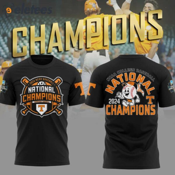 Volunteers 2024 NCAA Men’s Baseball College World Series Champions All Over Print Shirt