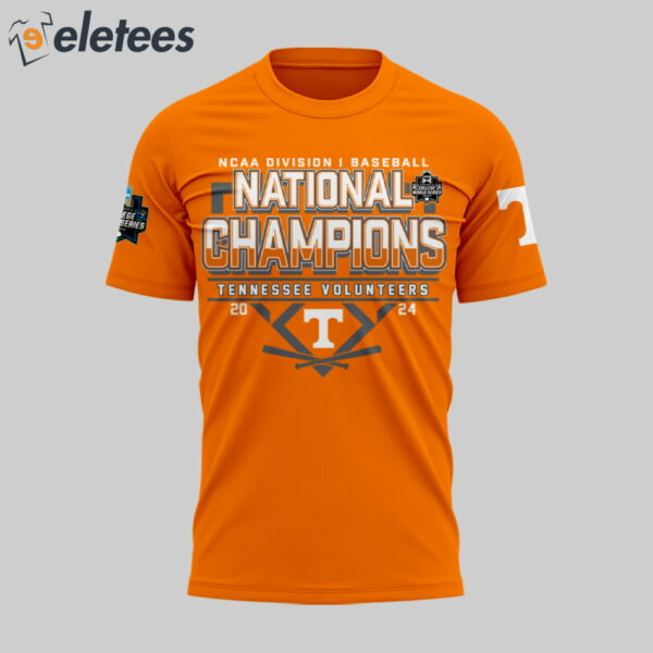 Volunteers 2024 NCAA Men’s Baseball College World Series Champions T-Shirt