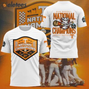 Volunteers National Champions NCAA Men's Baseball College World Series 2024 Shirt