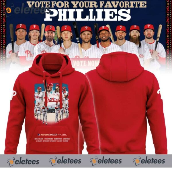 Vote Phillies 2024 All-Star Ballot Hoodie