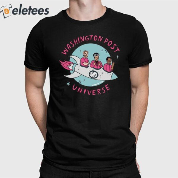 We Are A Newspaper Washington Post Universe Rocket Shirt