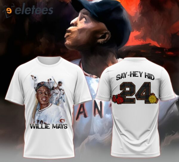 Willie Mays Giants Sey Hey Kid 24 Shirt
