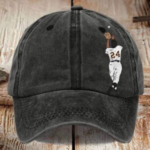 Willie Mays The Say Hey Kid Print Hat
