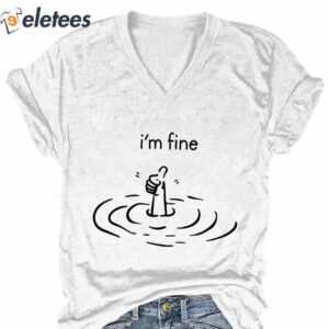 Womens Im Fine Print T Shirt 2