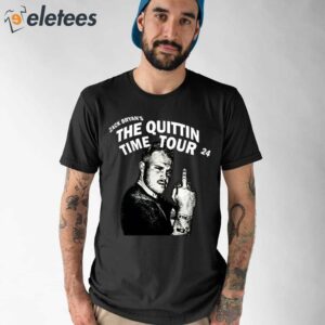 Zach Bryan Middle Finger The Quittin Time Tour 24 Shirt 1