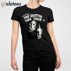 Zach Bryan Middle Finger The Quittin Time Tour 24 Shirt 5