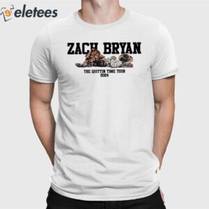 Zach Bryan The Quitting Time Tour 2024 Shirt