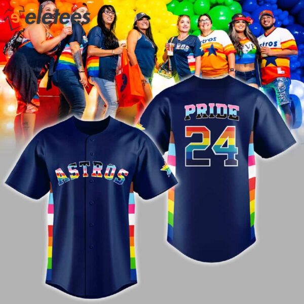 2024 Astros Pride Night Jersey Giveaways