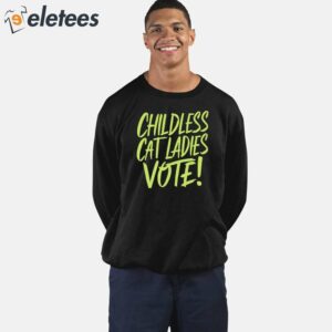 Alex Cole Childless Cat Ladies Vote Kamala Shirt 3