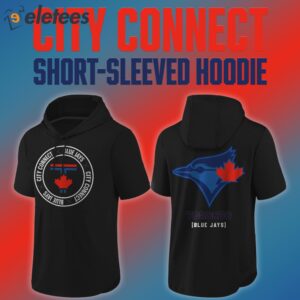 Blue Jays City Connect Short Sleeved Hoodie Giveaway Night 2024