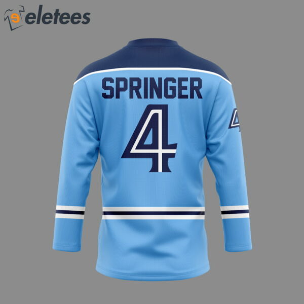 Blue Jays George Springer Hockey Jersey 2024