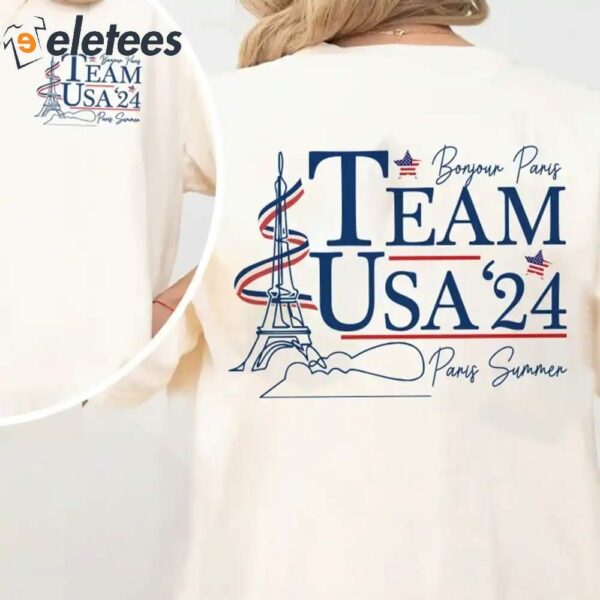 Bonjour Paris Team USA ’24 Paris Summer Sweatshirt