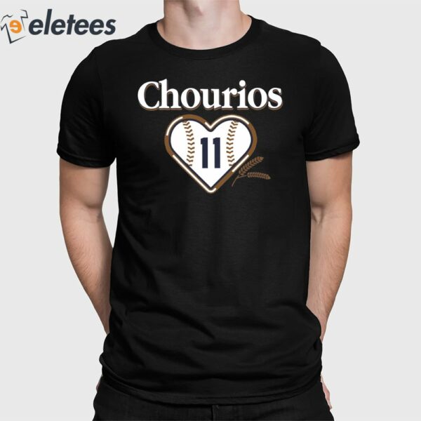 Brewers Jackson Chourio Chourios 11 Cheerios Shirt