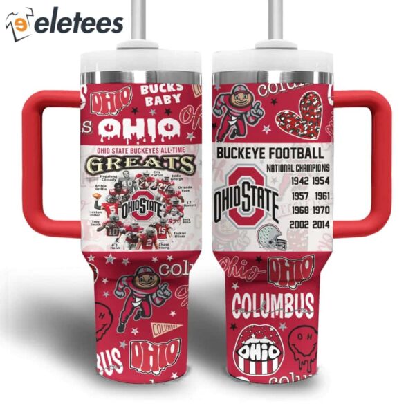 Buckeyes All-Time Greats Stanley Tumbler