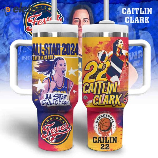 Caitlin Clark 22 Fever All-Star 2024 Stanley Tumbler
