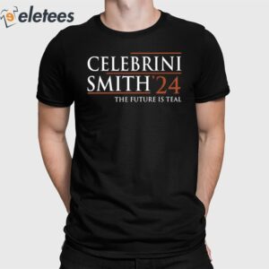 Celebrini Smith 24 The Future Is Teal Shirt