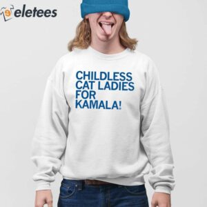 Childless Cat Ladies For Kamala Shirt 4