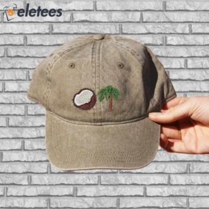 Coconut Palm Tree Emoji President Kamala Harris 2024 Hat
