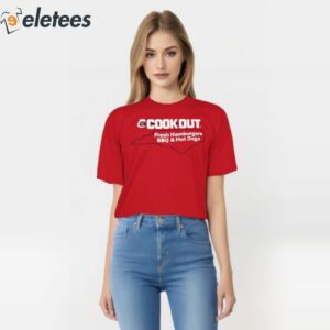 Cook Out Fresh Hamburgers Bbq Hot Dogs Shirt 2