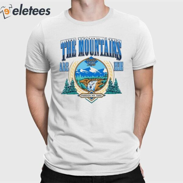 Coors X Pmt The Mountains Are Blue Shirt