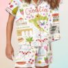 Croatia Travel Satin Pajama Set