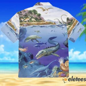 Dinosaurs Population Aloha Hawaiian Shirt 2